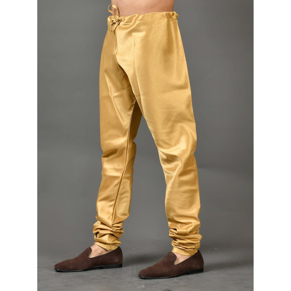 Simaaya Beige Premium Quality Silk Pyjama for Men