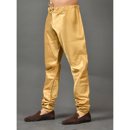 Simaaya Beige Premium Quality Silk Pyjama for Men
