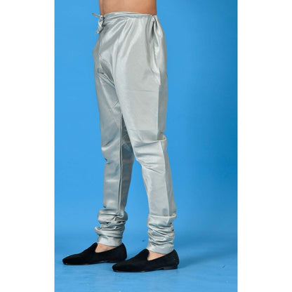 Simaaya Grey Premium Quality Silk Pyjama for Men