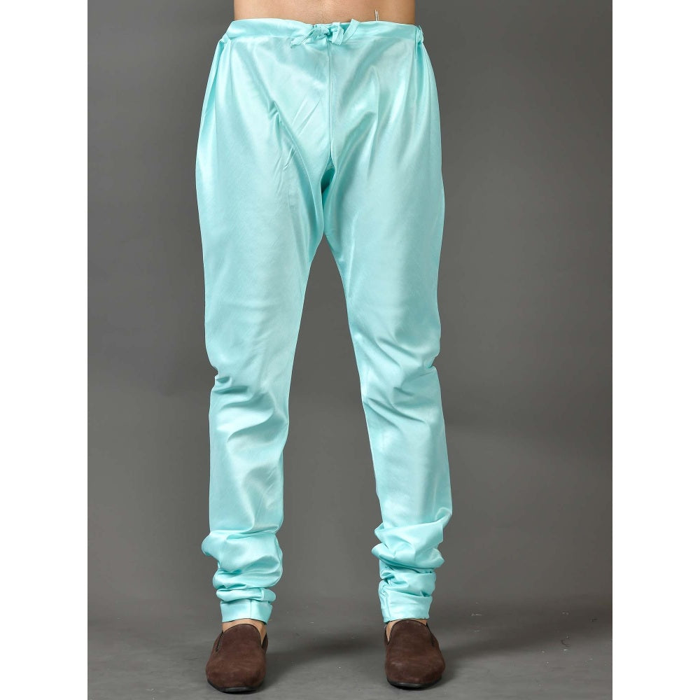 Simaaya Blue Premium Quality Silk Pyjama for Men