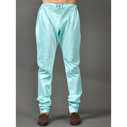 Simaaya Blue Premium Quality Silk Pyjama for Men