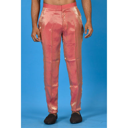 Simaaya Premium Quality Satin Made Bottoms for Men- Pink