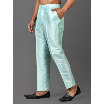 Simaaya Premium Quality Silk Made Bottoms for Men- Blue