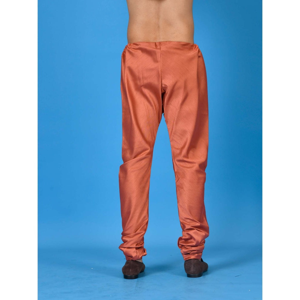 Simaaya Premium Quality Silk Churidar Pant - Copper
