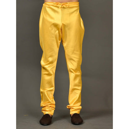 Simaaya Premium Quality Silk Churidar Pant - Yellow