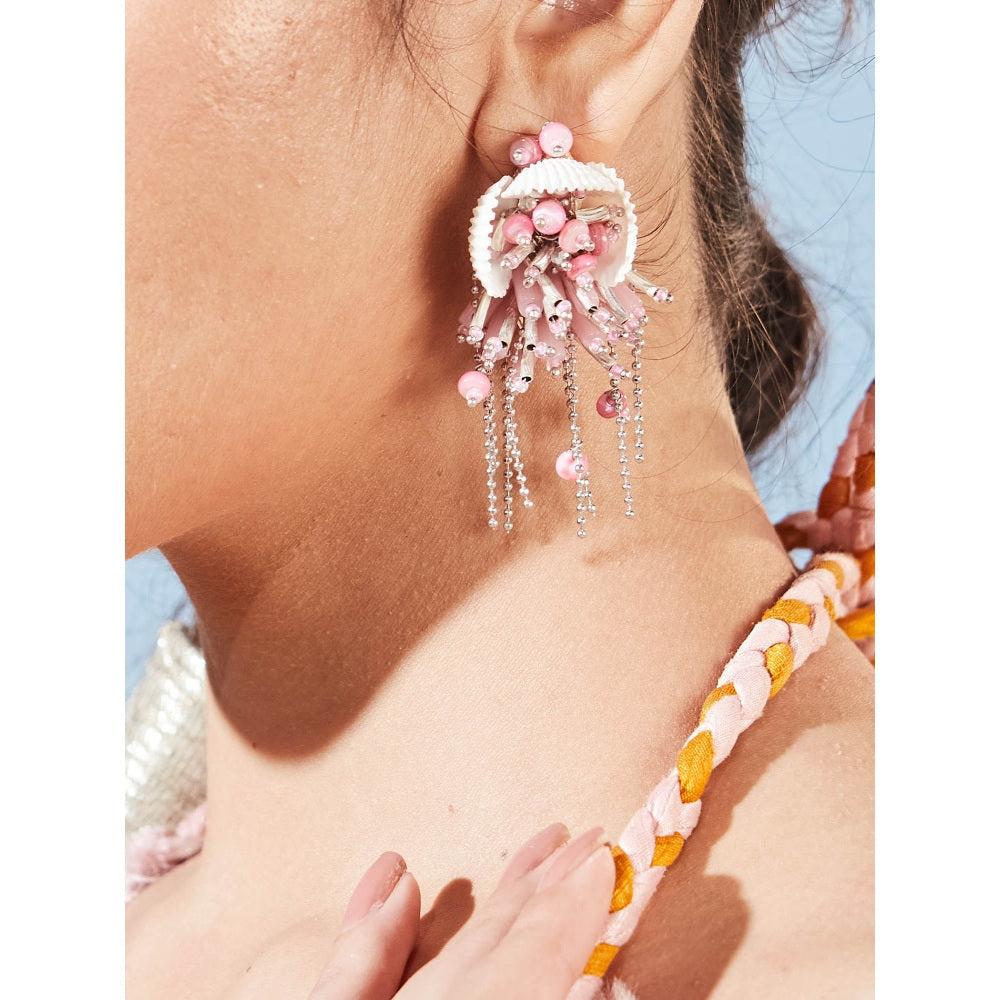 Siyona by Ankurita Pink At Bay Top with Pant (Set of 2)