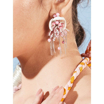 Siyona by Ankurita Pink At Bay Top with Pant (Set of 2)