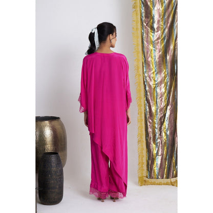 Siyona by Ankurita Gulabo Rani Embroidered Kurta with Pant (Set of 2)