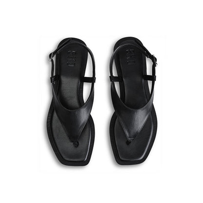 SKO Lecce Black Sandals