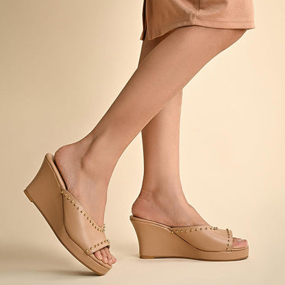 SKO Verona Nude Wedges