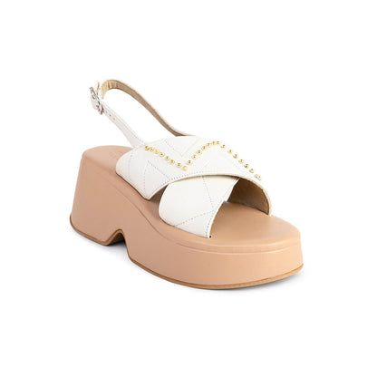 SKO Florence Ivory Platform Heels
