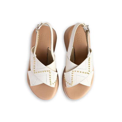SKO Florence Ivory Platform Heels