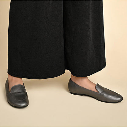 SKO Olivia Gunmetal Loafers
