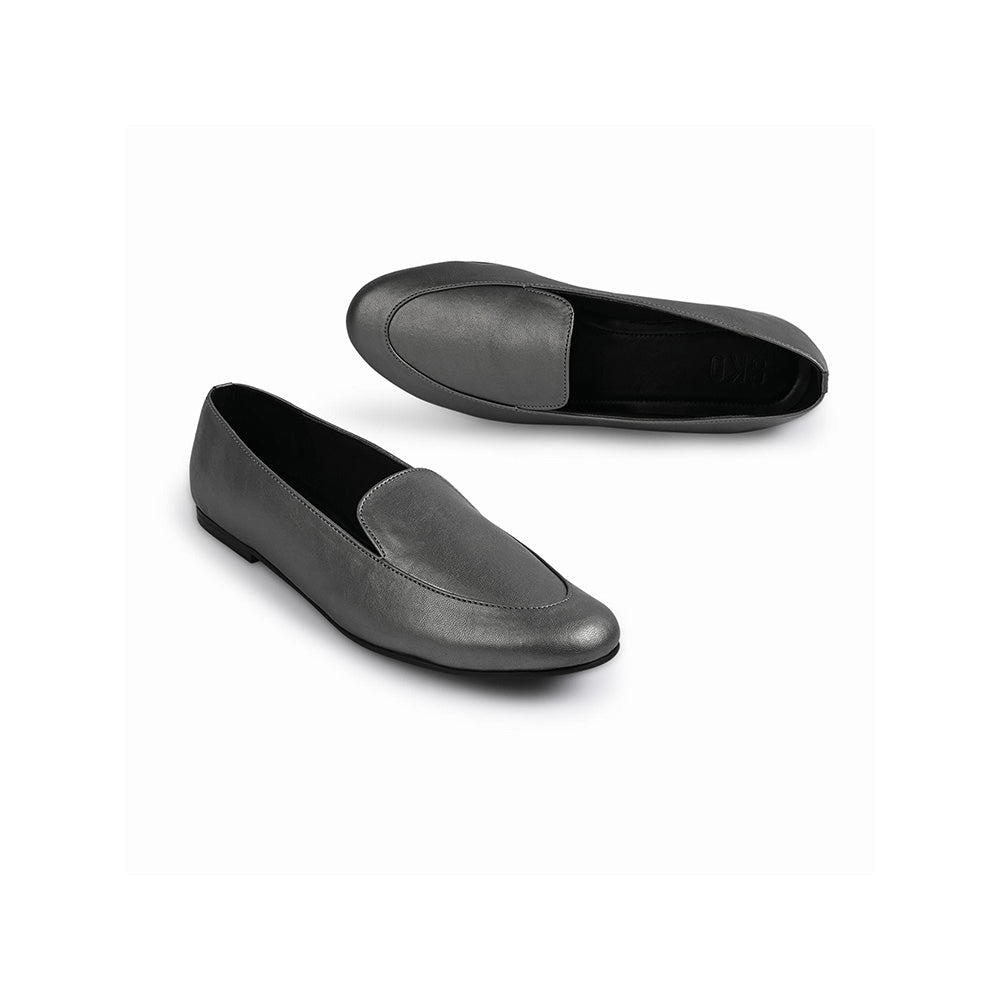 SKO Olivia Gunmetal Loafers