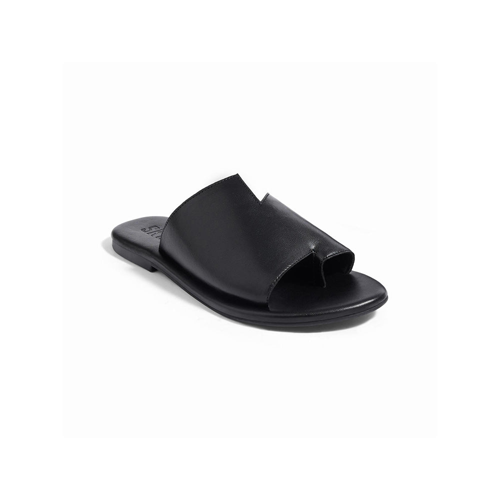 SKO Corfu Black Flats