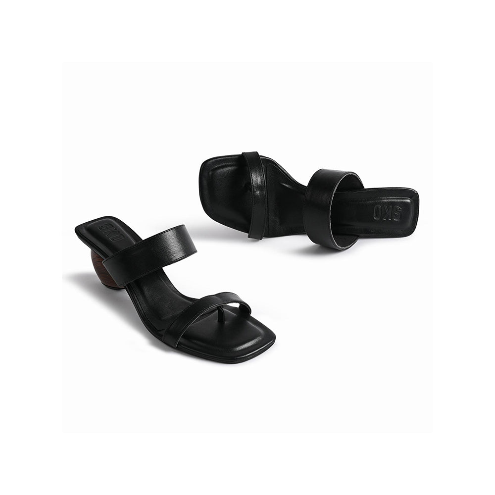 SKO Pebble Black Heels