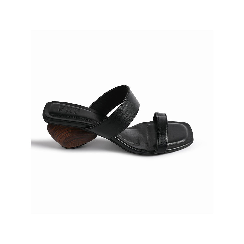 SKO Pebble Black Heels