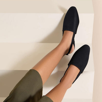 SKO Monaze Black Flat Mules