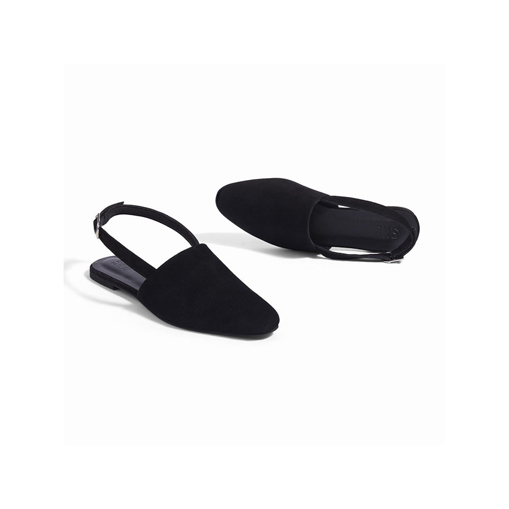 SKO Monaze Black Flat Mules