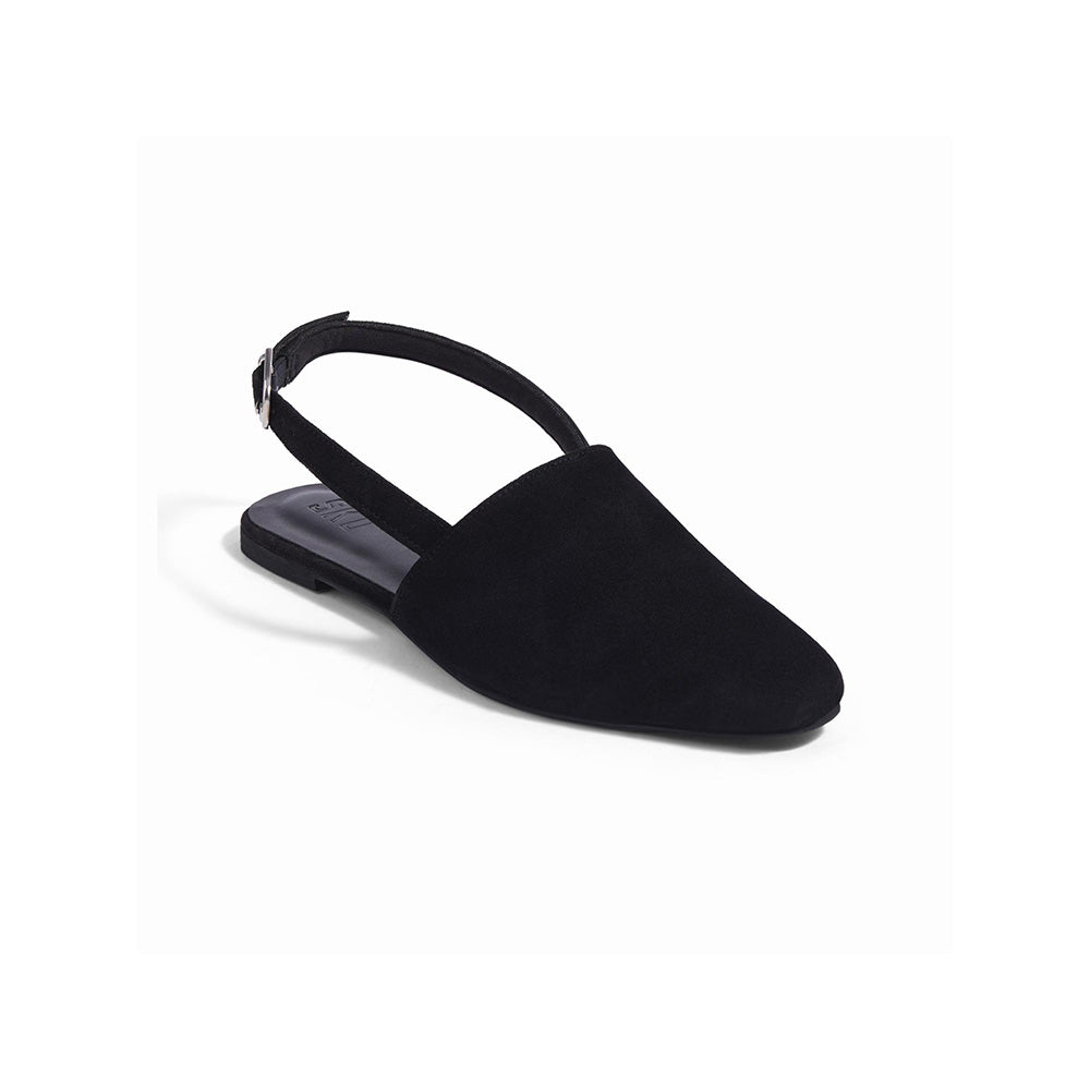SKO Monaze Black Flat Mules