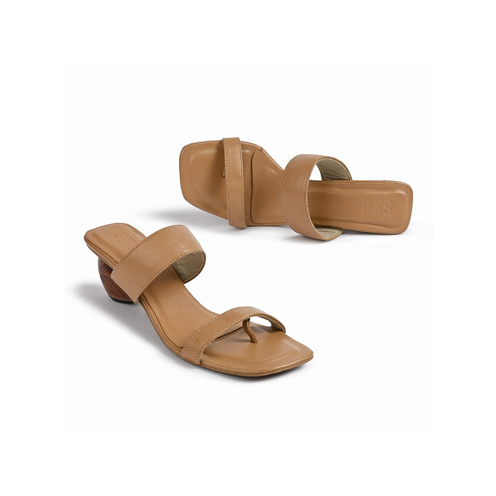 SKO Pebble Nude Heels