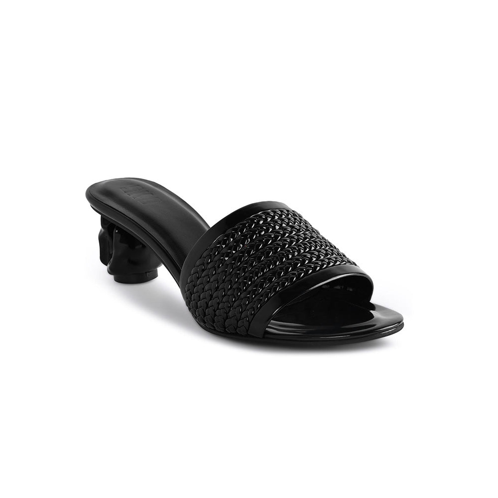 SKO Camilla Black Block Heels