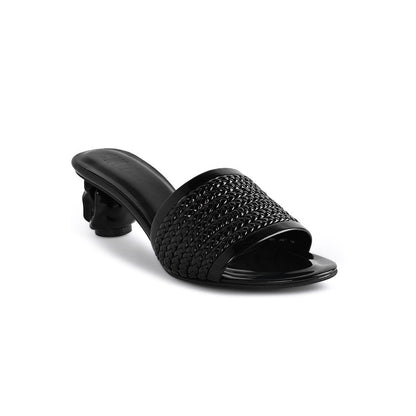 SKO Camilla Black Block Heels