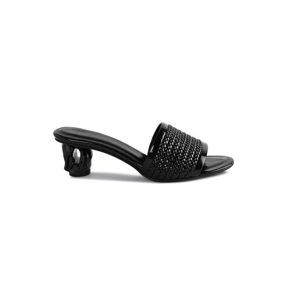 SKO Camilla Black Block Heels