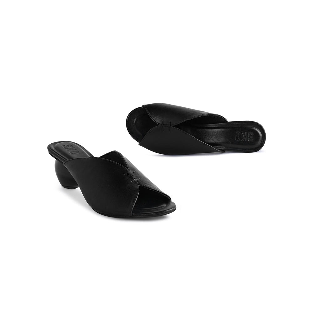 SKO Driblet Black Block Heels