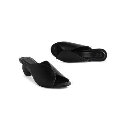 SKO Driblet Black Block Heels