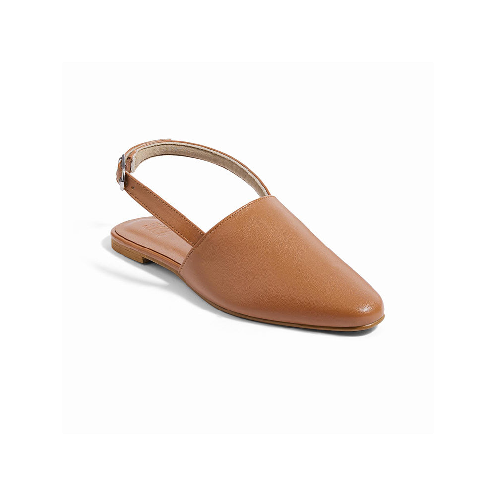 SKO Monaze Tan Flat Mules