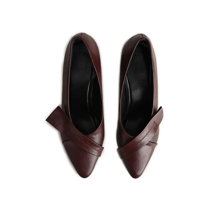 SKO Sara Maroon Pumps