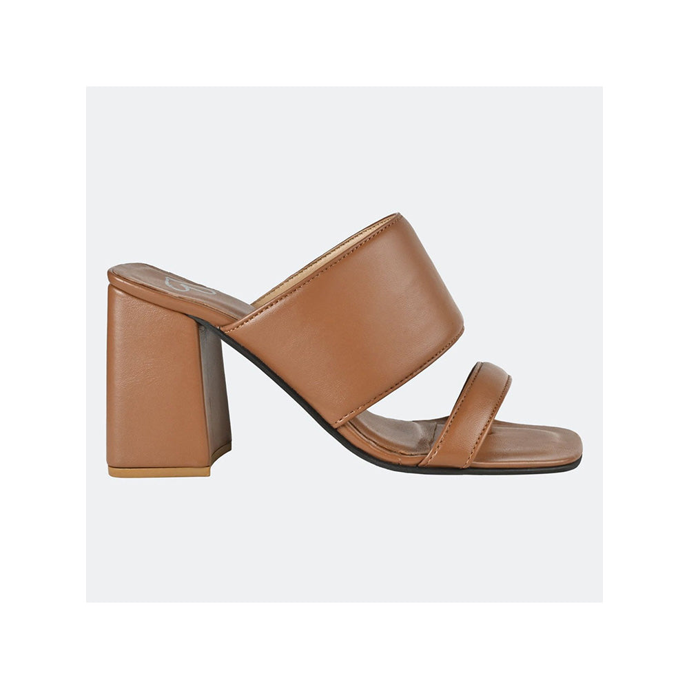 SKO Rosa Tan Heeled Sandals