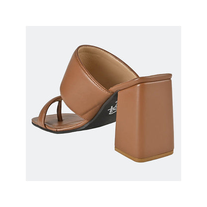 SKO Rosa Tan Heeled Sandals