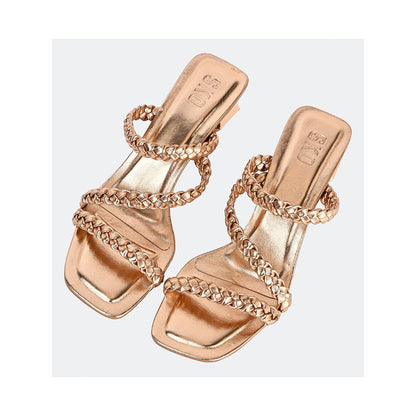 SKO Mia Rose Gold Heeled Sandals
