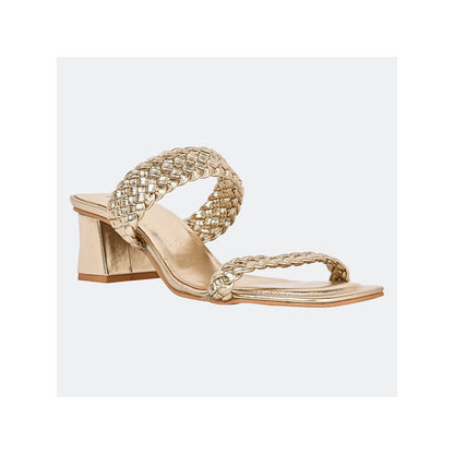 SKO Eva Gold Heeled Sandals
