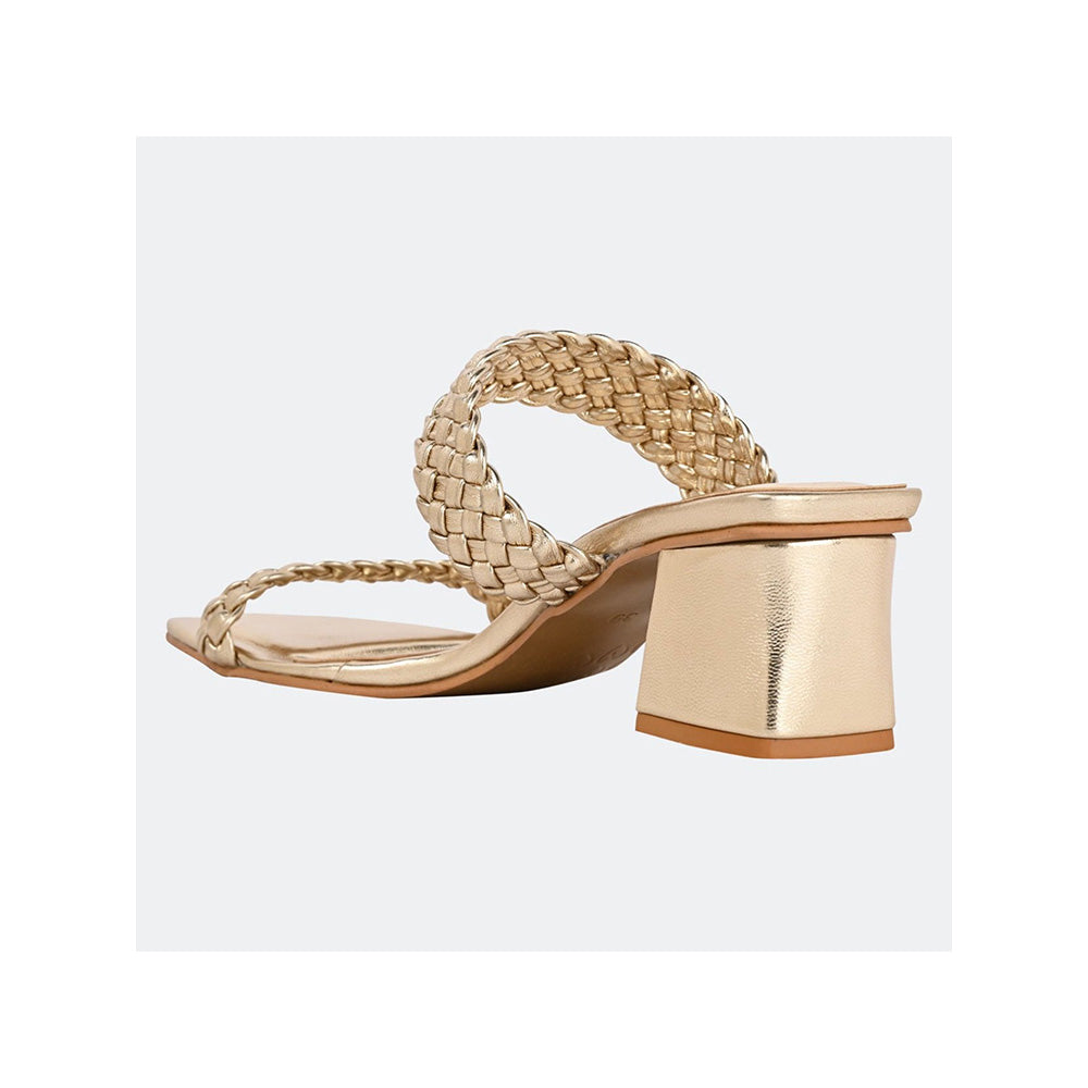 SKO Eva Gold Heeled Sandals