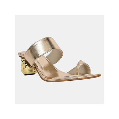 SKO Dahlia Gold Heeled Sandals