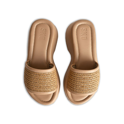 SKO Lilyx Nude Platform Sandal