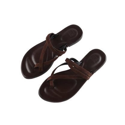 SKO Sienna Brown Flats