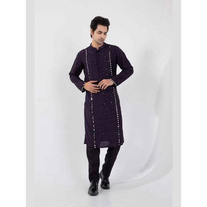 SMRITI Purple Raven Kurta with Pant