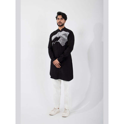 SMRITI Black Eclipse Kurta with Pant