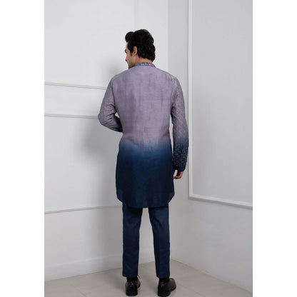 SMRITI Grey Ombre Frost Kurta with Pant