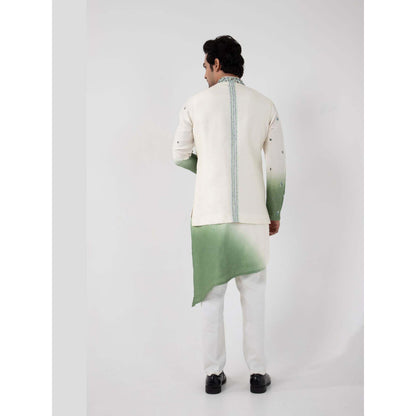 SMRITI Ivory Embroidered Nehru Jacket