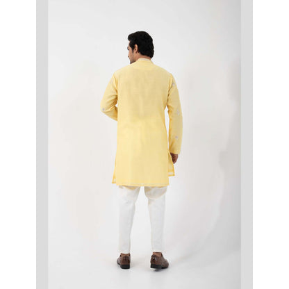 SMRITI Yellow Monkey Menace Kurta with Pant
