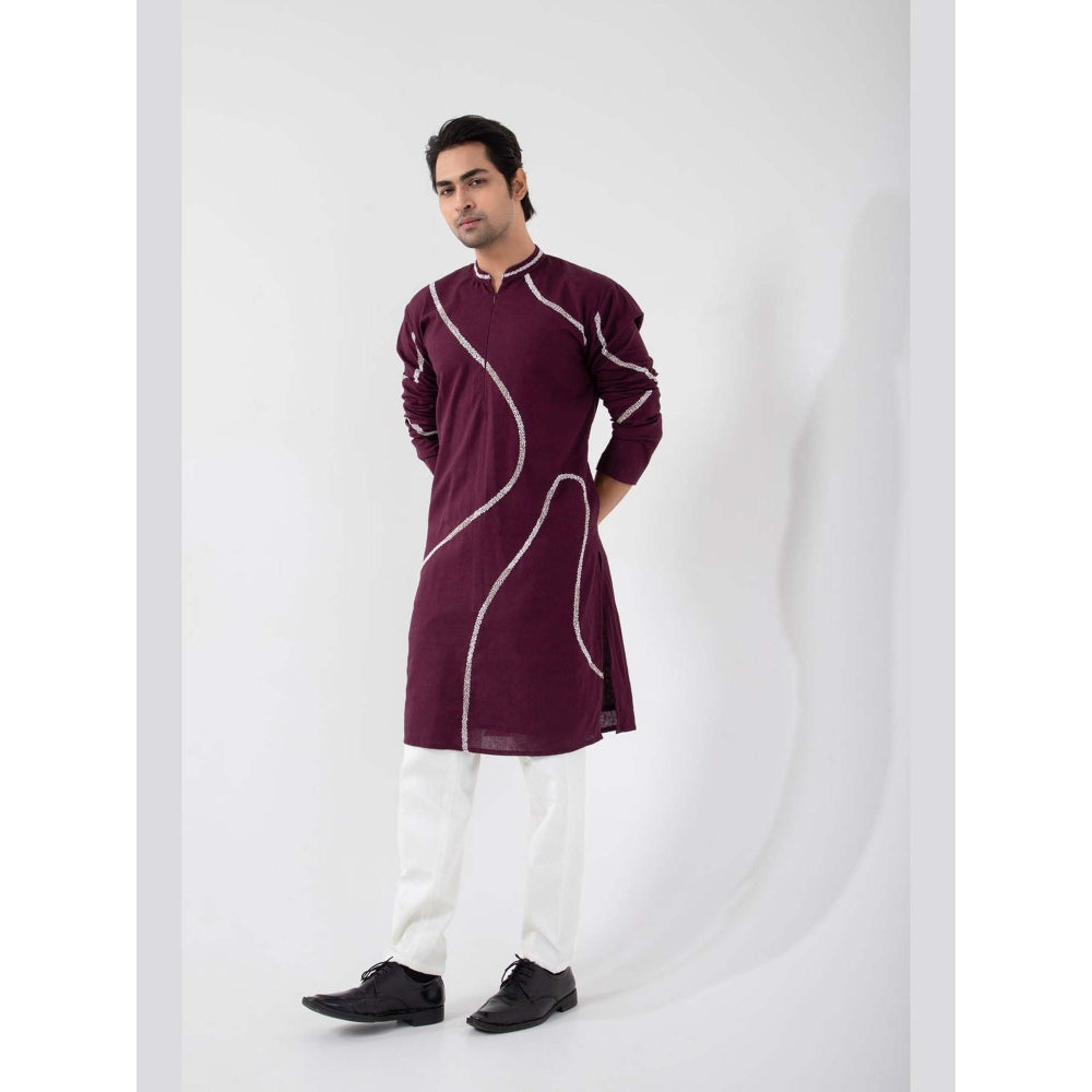 SMRITI Maroon Bliss Kurta with Pant
