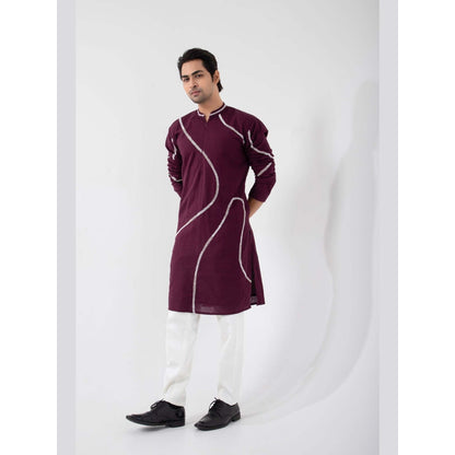 SMRITI Maroon Bliss Kurta with Pant