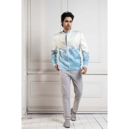 SMRITI Ivory Bomber Jacket