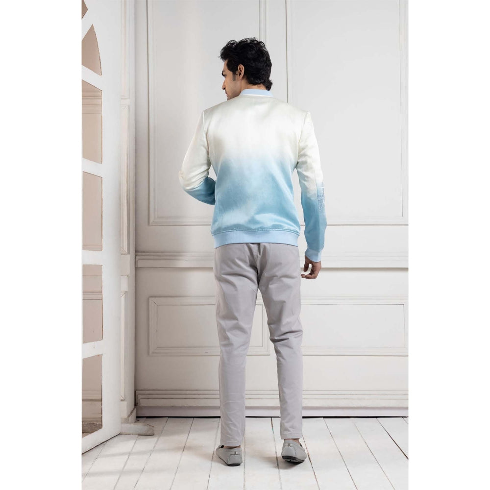 SMRITI Ivory Bomber Jacket