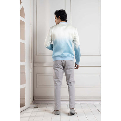 SMRITI Ivory Bomber Jacket